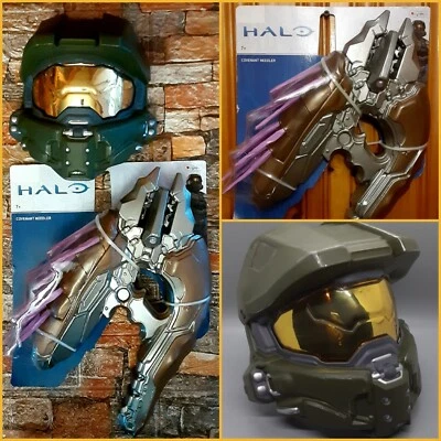 "Disguise 48489 Halo Covenant Needler & Master Chief media máscara 14,5"" Halloween" Foto 1 de 4