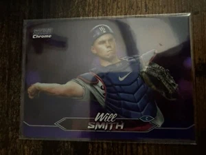 2024 Topps Stadium Club Chrome Purple Refractor. 24/75 Will Smith Dodgers - Picture 1 of 3