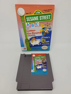 Sesame Street A-B-C w/ Box for Nintendo Entertainment System | ABC NES - Image 1 of 4