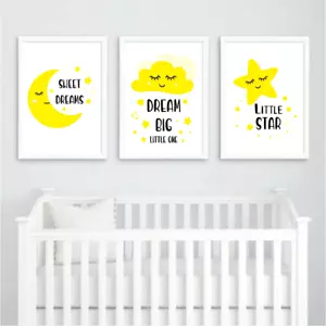 Nursery Prints Baby Kids Play Room Childrens Wall Art Girls Boys A3 A4 A5 #09 - Picture 1 of 10