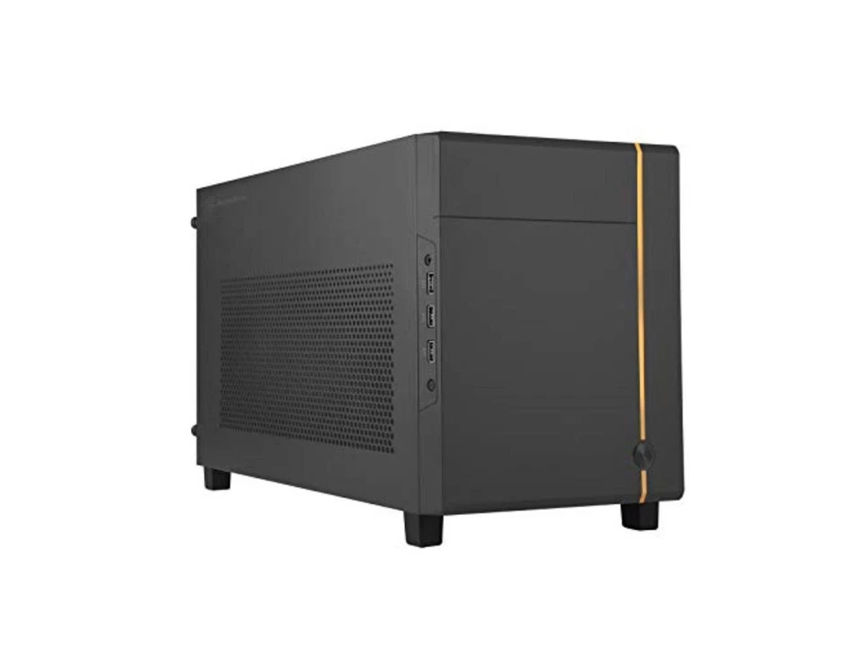 SG14B,Black,Small form factor chassis ,Plast front Panel,Steel body,  (15.25" or - Image 1 of 4