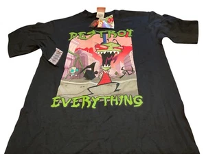 Vintage 2004 Invader Zim T Shirt “Destroy Everything” Size Small with tags - Picture 1 of 2
