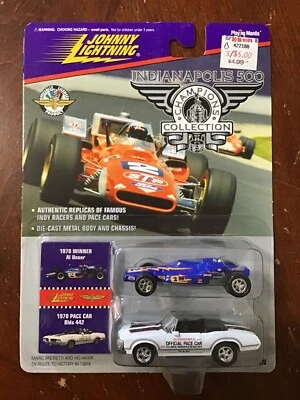 Johnny Lightning 1996 1970 AL OUR Indy Winner & Olds Pace Car 1/64 Serie 1 C Foto 1 de 3