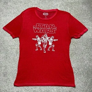 Star Wars Seamless Storm Troopers Graphic Adult Extra Large Red Lucusfilms Tag - Picture 1 of 9