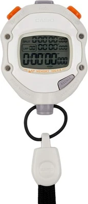Casio Stop Watch HS-70W-8JH Impermeable Cronómetro Deportivo HS-70W Blanco Japón Nuevo Foto 1 de 4