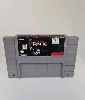 Snes Primal Rage Super Nintendo Video Game Fighting Cartridge Only  - Image 1 of 4