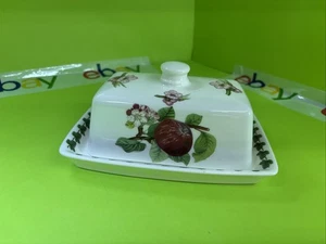 PORTMEIRION POMONA PLATO DE MANTEQUILLA CUBIERTO Grim Woods Royal George manzana/melocotón - Imagen 1 de 6