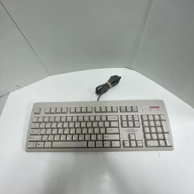 Vintage Compaq Keyboard 286220-003 304286-003 Wired for Desktop Computer - Image 1 of 4