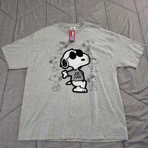 Camiseta Snoopy Joe Cool Peanuts Manga Corta Gris Para Hombre XL Ropa Alstyle - Imagen 1 de 11