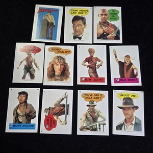 NICE 1981 Topps Indiana Jones Raiders of The Lost Ark Card 11 Sticker Set - Picture 1 of 12