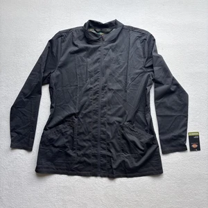 NWT Dickies Men XL EDS Essentials Zip Front Scrub Jacket Pewter Pockets DK302 - Picture 1 of 16
