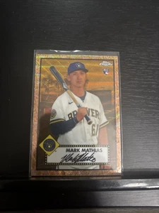 2021 Topps Chrome Platinum Anniversary /50 Mark Mathias #137 Rookie RC - Picture 1 of 1