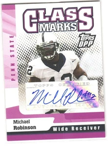 2006 Topps Draft Picks & Prospects Michael Robinson #CM-MR Class Marks Auto - Picture 1 of 2