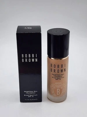 Bobbi Brown Weightless Skin Foundation SPF15 C-046 Cool Beige 1 Oz Boxed New - Image 1 of 3