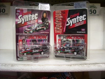 1/64 NHRA TONY PEDREGON SYNTEC FUNNY CAR ACTION PLATINUM SERIES 2 CAR LOT - Image 1 of 4