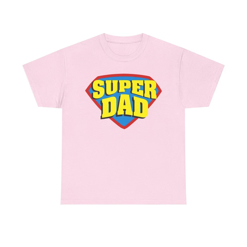 Super Dad T-Shirt Geschenk Lustiges Vater Shirt Superheld Comic Unisex Vatertag - Image 1 of 1