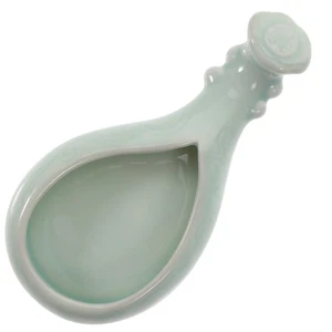 1pc Ceramic Ink Plate Lute Shaped Ink Dish Brush Pen Holder Tool - Picture 1 of 12