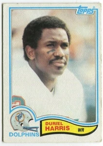1982 Topps #131 Duriel Harris Miami Dolphins - Bild 1 von 2
