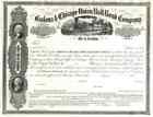 186  Galena & Chicago Union RR Stock Certificate