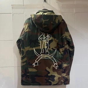 Supreme GONZ 12AW Mark Gonzales M-51 Field Coat Hooded Star Pins Jacket M CAMO - Picture 1 of 7