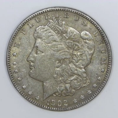 1902 Morgan Silver Dollar 90% US $1 Coin AU d914 - Image 1 of 2