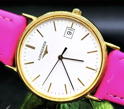 Vintage LONGINES Swiss 1980's Date Quartz Men's Watch W/ Superb Classic Design ! - image 1 of 3