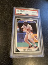 1991 Leaf Preview #11 Tony Gwynn PSA 10 GEM MINT San Diego Padres