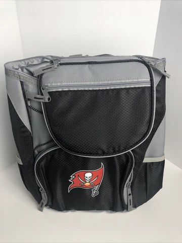 NFL Tampa Bay Buccaneers PTX Insulated Backpack Cooler, Black Cover