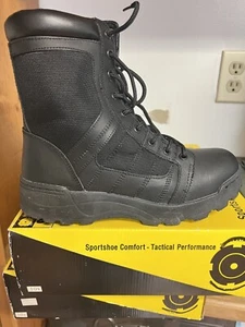 Original S.W.A.T.  Men's Classic 9" Side Zip Black Tactical Size 9 - Picture 1 of 6