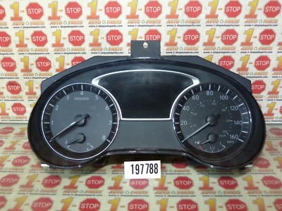 Nissan Altima 2018 cuadro de instrumentos velocímetro 24810-9Hu8A fabricante original 171.529 millas Foto 1 de 4