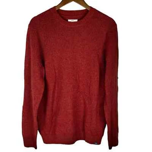 BRAX FEEL GOOD RICK WOOL CREWNECK SWEATER IN RED NWOT MEN'S SIZE 52 US XL - Picture 1 of 13