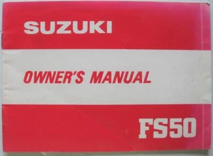 Suzuki FS50 1981 #99011-02532-01A Moped Motorcycle Owner Handbook - Picture 1 of 3