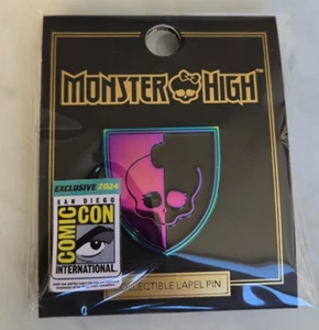 2024 SDCC LITTLE SHOP OF PINS MATTEL MONSTER HIGH ALUMNI SKULLETTE PIN /400 - Picture 1 of 1