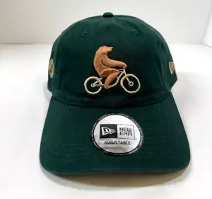 Minnesota Twins MLB NE Bear On Bike Adjustable Hat~ Dark Green - Picture 1 of 5