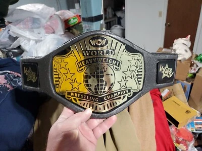 Cinturón de Lucha Libre Campeón Mundial Peso Pesado WCW De Colección RARO Cinturón de Espuma para Niños JANCO Foto 1 de 4