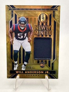 2023 Panini Gold Standard #NM40 Will Anderson Jr. (RC) /399 (Patch)