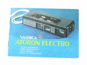 LIBRO DE INSTRUCCIONES ELÉCTRICAS YASHICA ATORON/195653 - Imagen 1 de 1