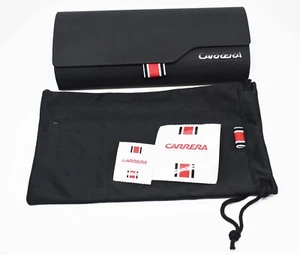 Small CARRERA EYEGLASSES CASE with Pouch New Authentic 65x40x158mm - Picture 1 of 1