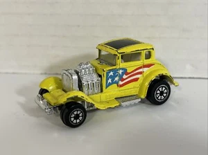 Kenner 1981 Fast Car 111's Super Coupe Yellow New York Plate Flag Graphic Hot - Bild 1 von 8