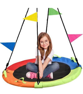 Tree Swing, Saucer Flying Swing 40 Inch for Kids, 900lbs Weight Capacity, wit...