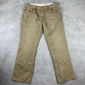 Pantalones Polo Ralph Lauren 34x30 (se adapta a 33x29) tostados tiro medio rectos preppy Y2K - Imagen 1 de 12