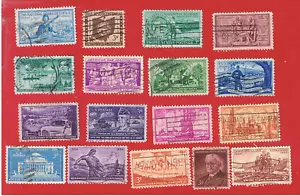 #1017 /1063 VF used 1953-54 Commemoratives complete Free S/H - Picture 1 of 1