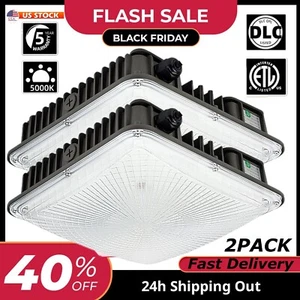 70W LED Canopy Light for Gas Station Light, Shop Lights, 5000K White, ETL Listed - Picture 1 of 23