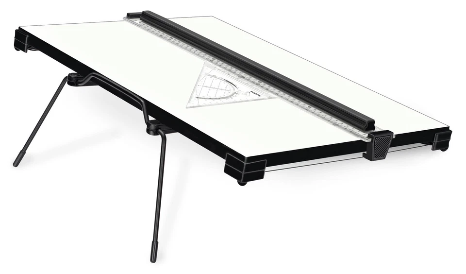 A3 A2 Drawing Board Parallel Motion Tilted Stand Architecture WOODEN! - Image 1 of 2