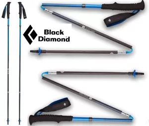BLACK DIAMOND distance carbon Z trail running poles ultralight 3 section 120 cm - Picture 1 of 18