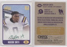 2021 Onyx Vintage College Auto Green Ink /50 Maason Smith #CAMA Auto