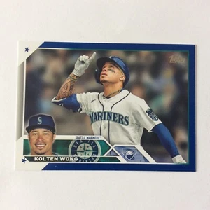 2023 Topps Serie 2 #407 Kolten Wong Seattle Mariners Azul - Imagen 1 de 2
