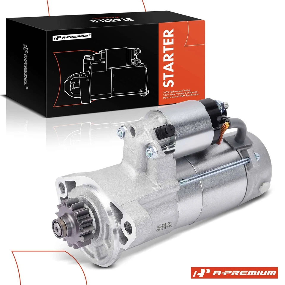 Starter Motor for VW Touareg 2014-2016 Audi Q7 2014 2015 3.0L 2.0KW/12V CW 15T - Image 1 of 4