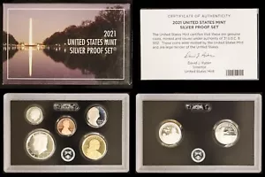 2021 - USA - Silber Proof Set - mit Box und COA - Bild 1 von 8