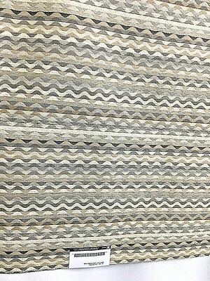 Kravet Geometric Designer Upholstery Fabric Reversible WaveyTeflen 25" - Image 1 of 4